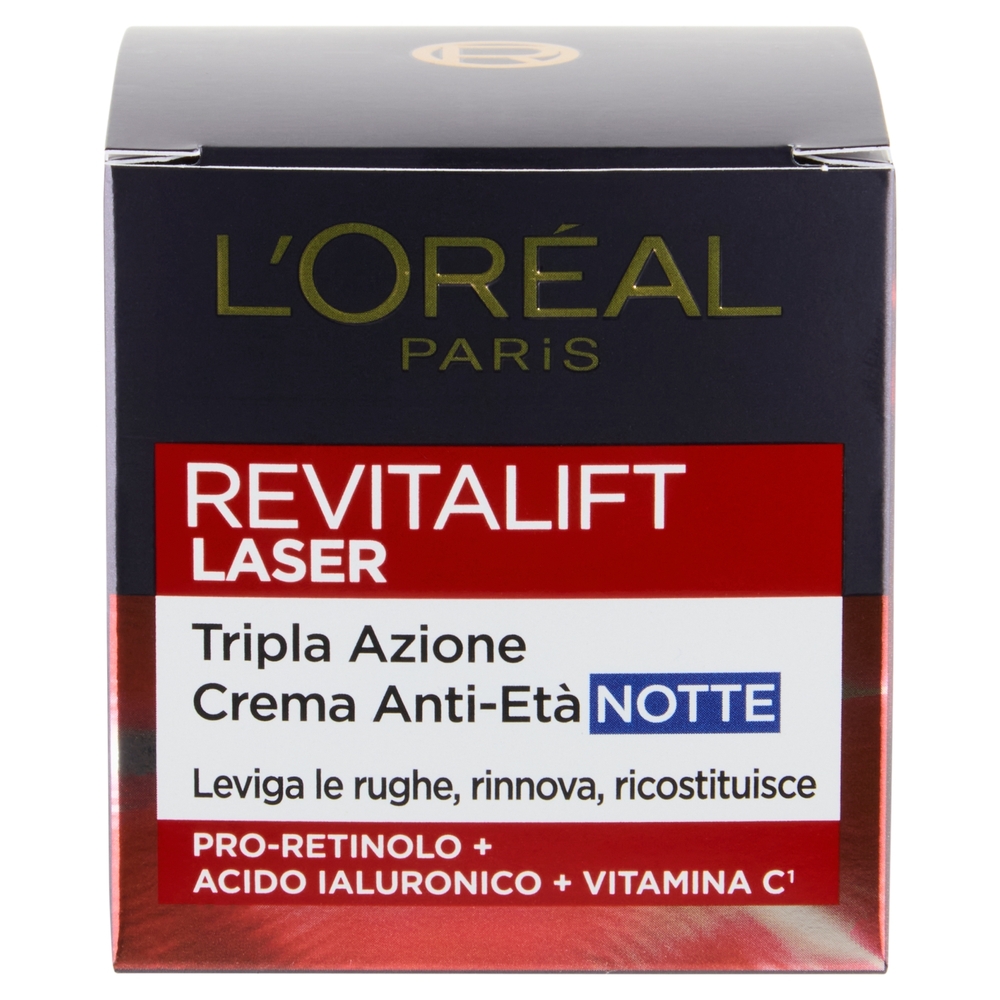 L'Oréal Paris Revitalift Laser Tripla Azione Crema Anti-Età Notte 50 ml